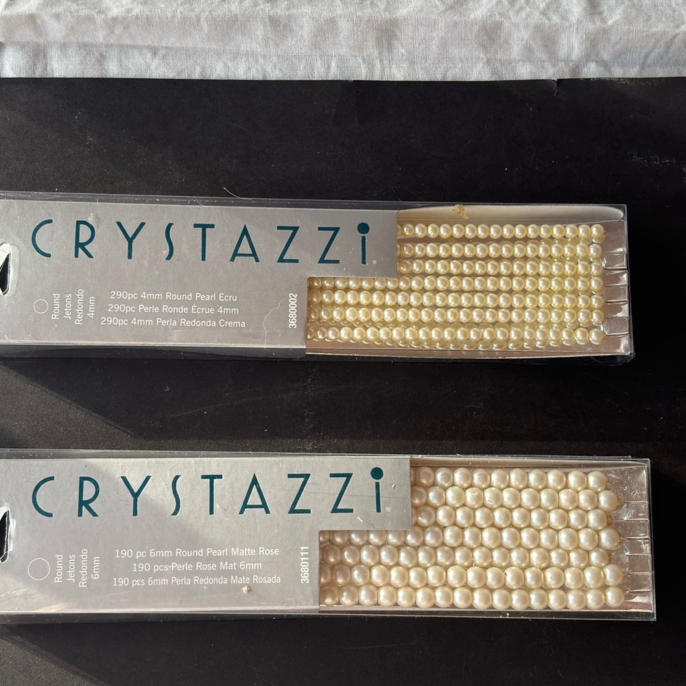 Crystazzi Pearls for Crafting-NWT
